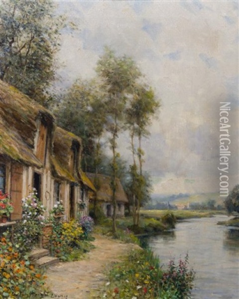 Summer Afternoon Oil Painting - Louis Aston Knight