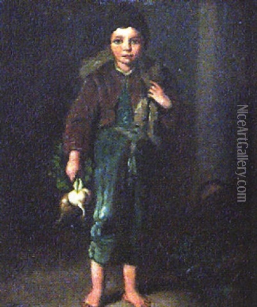 The Squire's Son Oil Painting - Hedwig Thoma