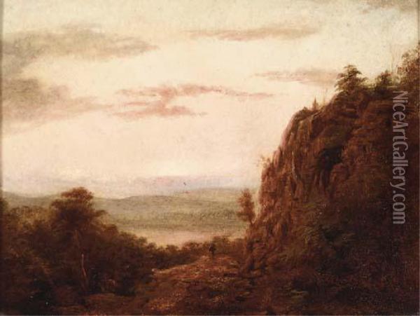 Twilight Oil Painting - James Hope