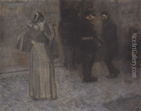 L'attestation Oil Painting - Jean-Louis Forain