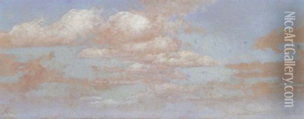 Etude De Nuages Oil Painting - Giuseppe de Nittis