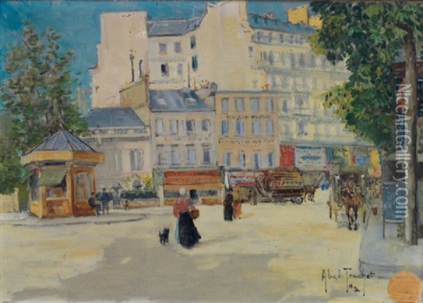 Boulevard Oil Painting - Louis Abel-Truchet