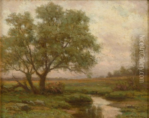 Under The Willow Oil Painting - William Crothers Fitler