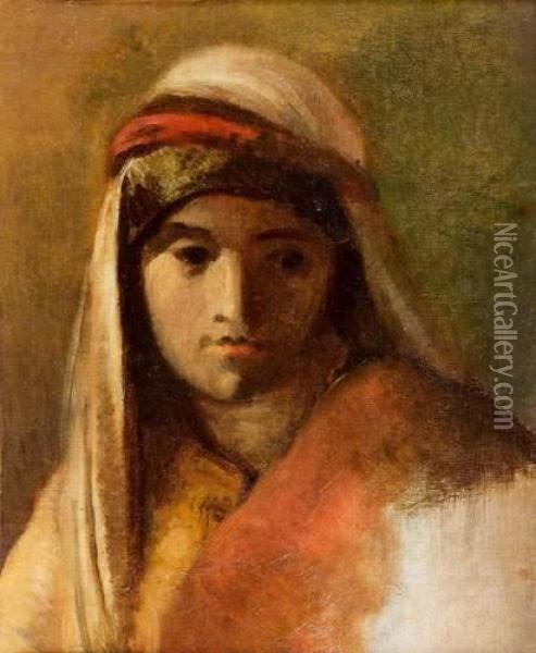 Jeune Fille Arabe Oil Painting - Jean-Baptiste Carpeaux