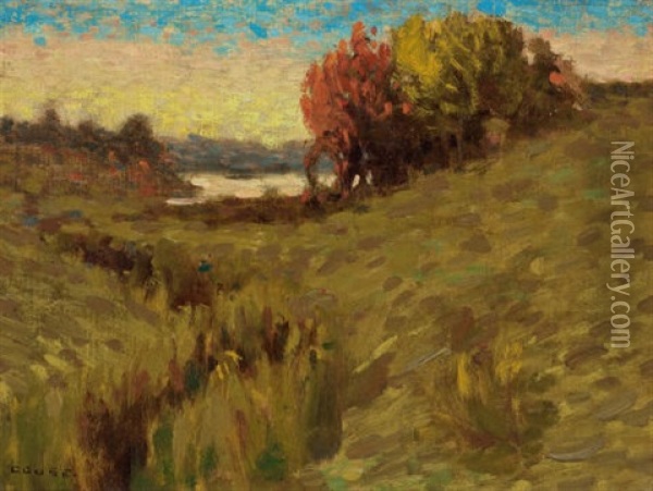 Landscape At Dawn Oil Painting - Eanger Irving Couse