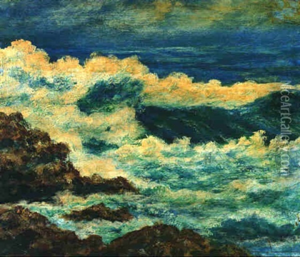Paisaie Marino Oil Painting - Joaquin Clausell