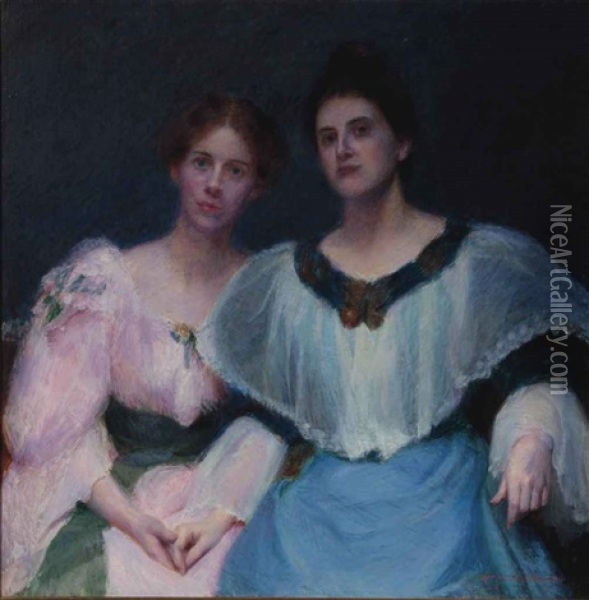 Together Oil Painting - William McGregor Paxton