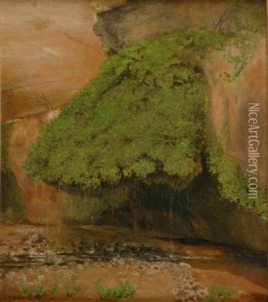 Lower Grand Canyon Near Kaibab Oil Painting - Frederick Samuel Dellenbaught