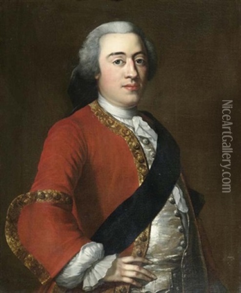 Prinzregent Wilhelm Iv Von Oranien Oil Painting - Herman van der Myn