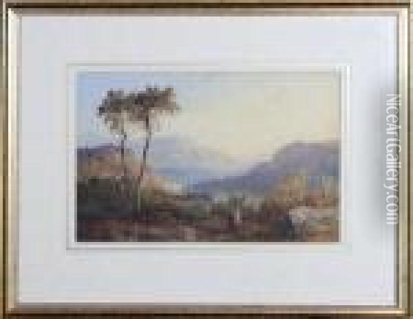 On Ullswater Oil Painting - Thomas Miles Richardson