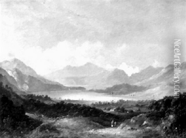 Loch Leven, Argylshire Oil Painting - Horatio McCulloch