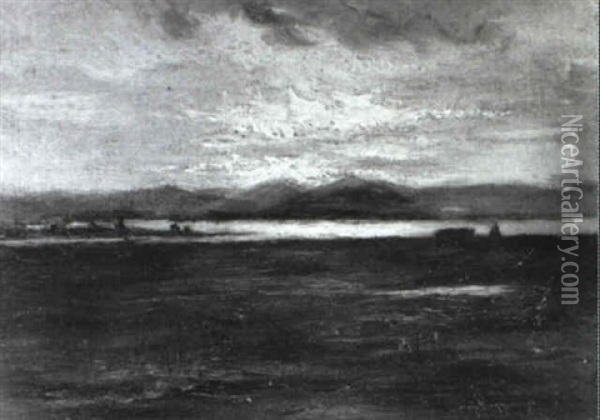 Sunrise Landscape Oil Painting - Emil Carlsen