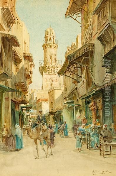 El Gamalieh Oil Painting - Walter Frederick Roofe Tyndale