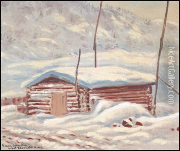 March Morning, Eldorado, Great Bear Lake, N.w.t. Oil Painting - Francis Hans Johnston