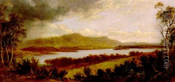 Hobart Oil Painting - James Howe Carse