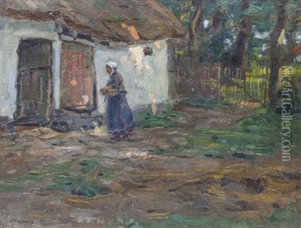 Returning Home Oil Painting - Frank Townsend Hutchens