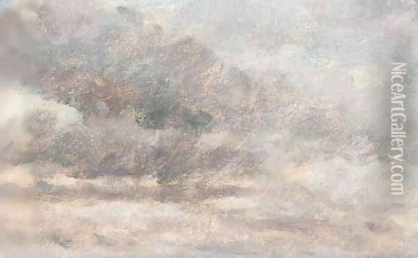 Cloud Study 4 Oil Painting - John Constable