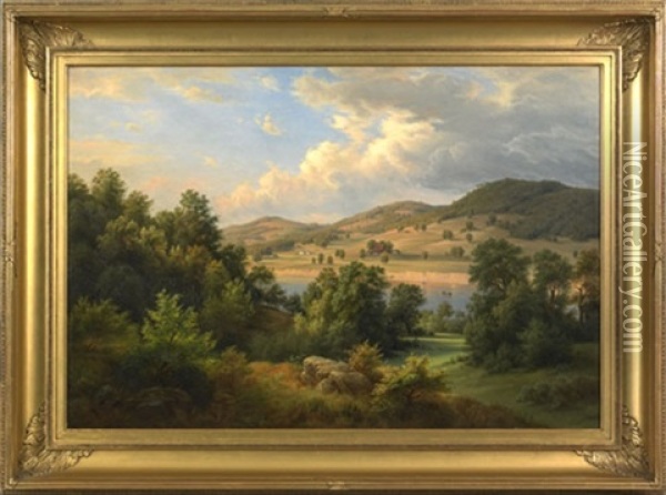 Braddock's Field Oil Painting - Harriet Cany Peale