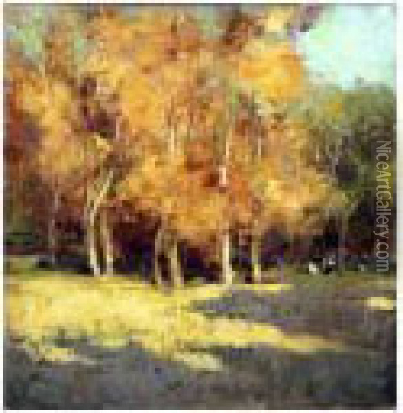 Autunno Oil Painting - Giuseppe Casciaro