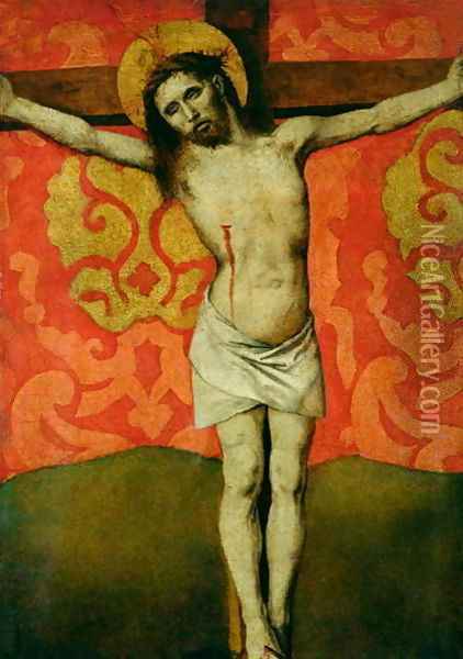 Christ on the Cross 1445 50 Oil Painting - Barthelemy d' Eyck