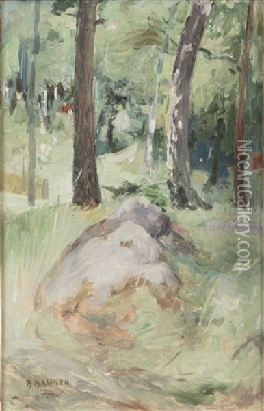 Forest Oil Painting - Pekka Halonen