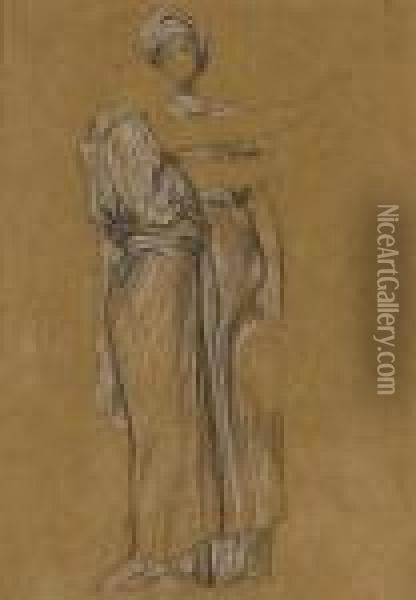 Study For The Dance Oil Painting - Frederick Leighton