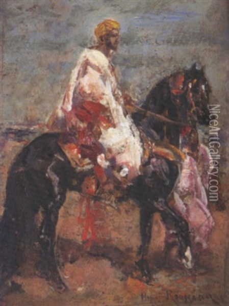 Le Pacha Marocain Oil Painting - Henri Emilien Rousseau