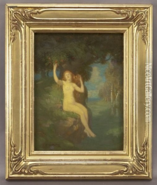 Nude Under Tree Oil Painting - Norwood Hodge Macgilvary