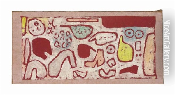 Uberwintern Oil Painting - Paul Klee