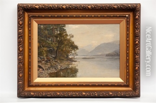 Lochside Study Oil Painting - Duncan Cameron