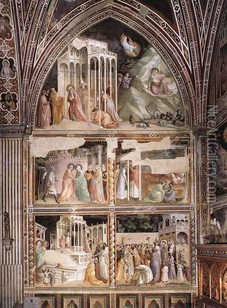 Life of the Virgin I Oil Painting - Taddeo Gaddi