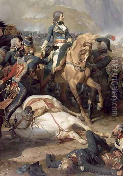 The Battle of Rivoli, 1844 2 Oil Painting - Felix Philippoteaux