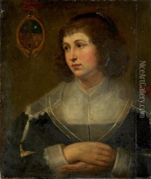 Damenportrat Oil Painting - Thomas (Bosschaert) Willeborts