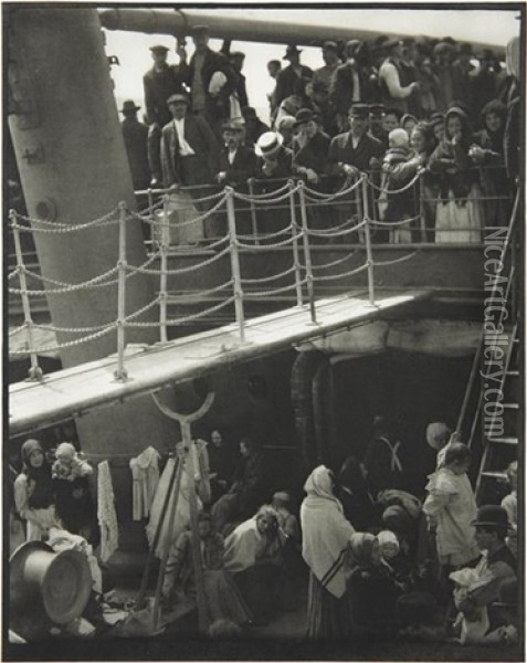 The Steerage Oil Painting - Alfred Stieglitz