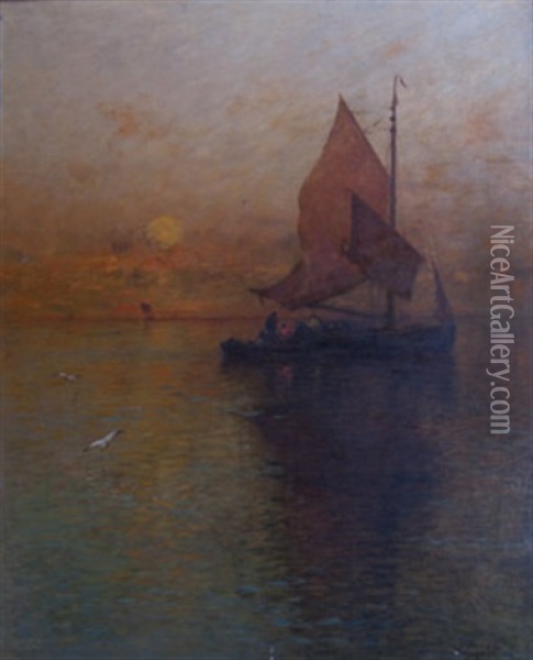 Skutor Till Havs Oil Painting - Wilhelm von Gegerfelt