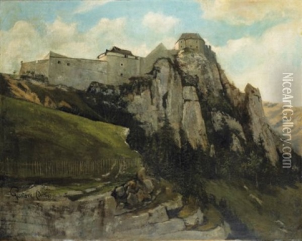 Le Fort De Joux Oil Painting - Gustave Courbet