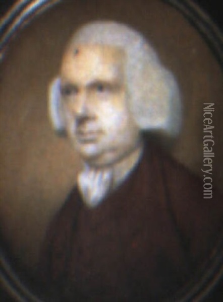 A Gentleman, Probably James Boswell, The Biographer Of Dr.  Johnson Oil Painting - John Plott