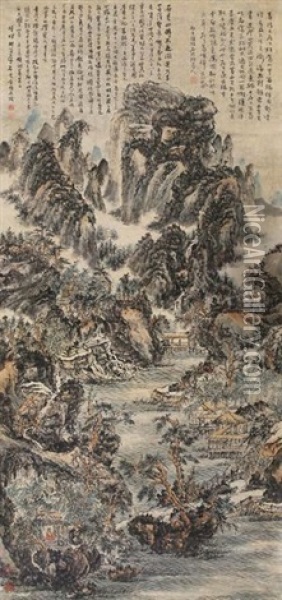 Landscape Oil Painting -  Shi Xi