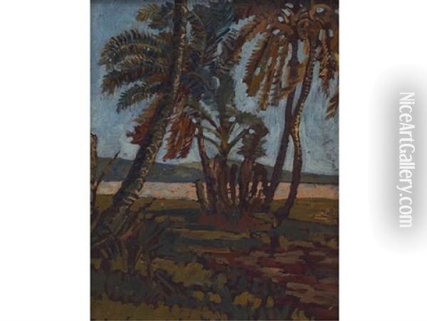 Natal South Coast Oil Painting - Clement (Joseph Charles Louis) Seneque