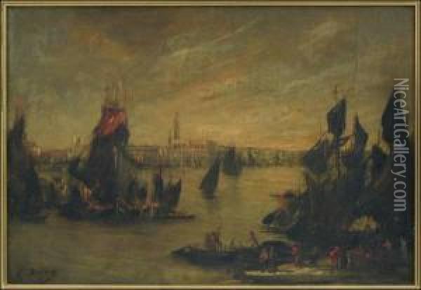 Harbor Scene, 