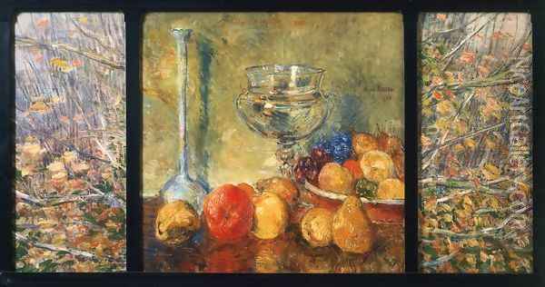 Still Life, Fruits I Oil Painting - Frederick Childe Hassam