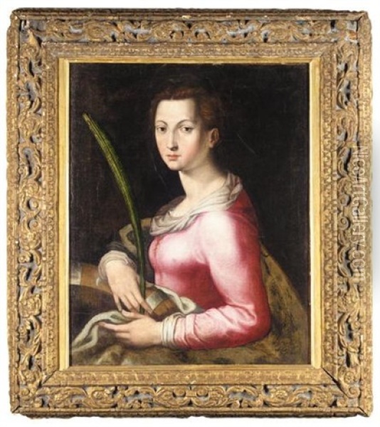 Saint Catherine Of Alexandria Oil Painting -  Bronzino