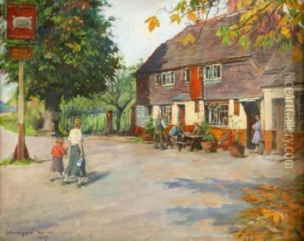 Woolpack Yalding Oil Painting - Stanhope Alexander Forbes