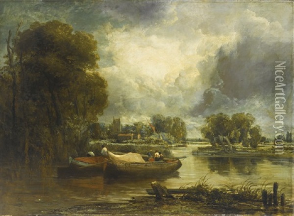 View On The Stour Near Dedham Painting By John Constable, 47% OFF