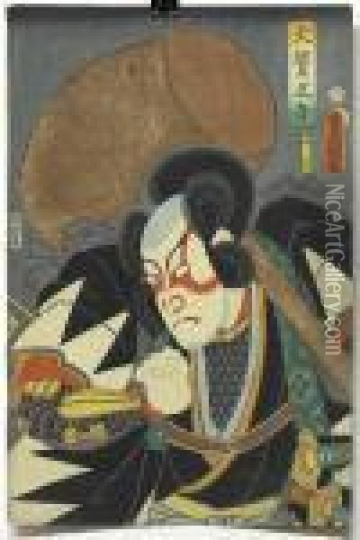 Japanese Woodblock Oil Painting - Kunisada