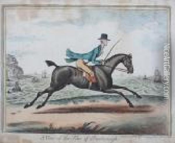 A View Of The Pieer (sic) Of Scarborough Oil Painting - James Gillray