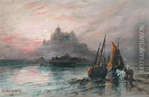 Mont Saint Michel Oil Painting - Sarah Louise Kilpack