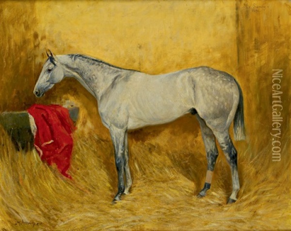 Le Sancy Oil Painting - Karl Georg Arsenius