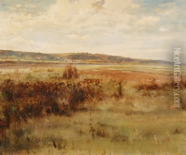 The Seine Valley, Villennes Oil Painting - Daniel Ridgway Knight