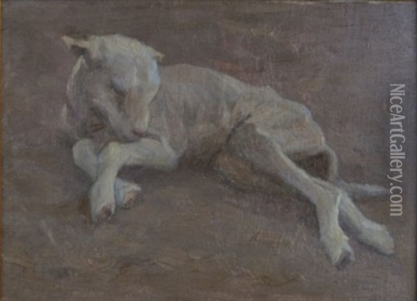 Lamb Oil Painting - Eanger Irving Couse